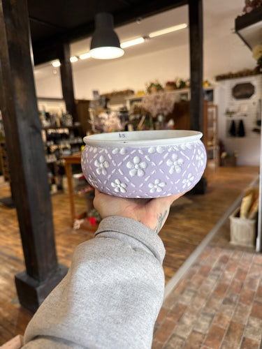 Purple planter