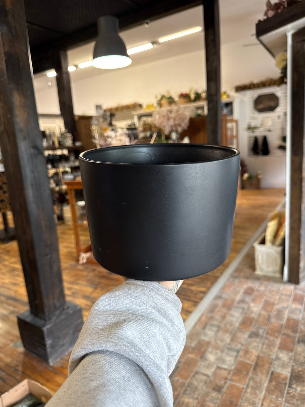 Large black pot