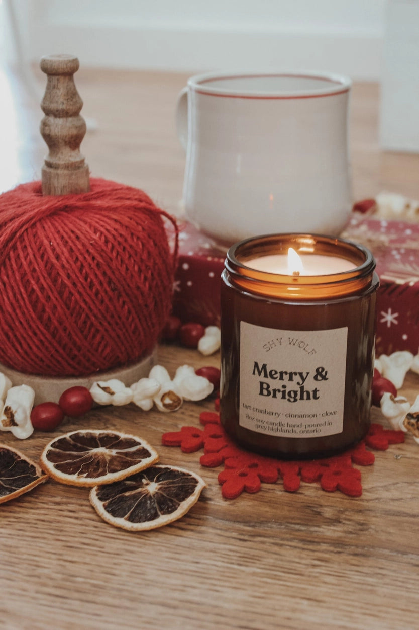 Merry and Bright - Shy Wolf Candle
